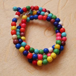4MM DYED TURQUOISE